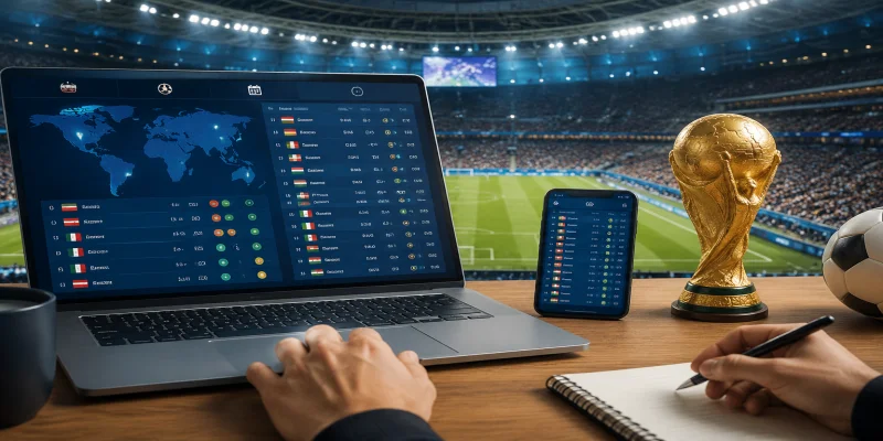 Bảng cập nhật lịch thi đấu World Cup chi tiết theo múi giờ Việt Nam trên hệ thống thể thao trực tuyến