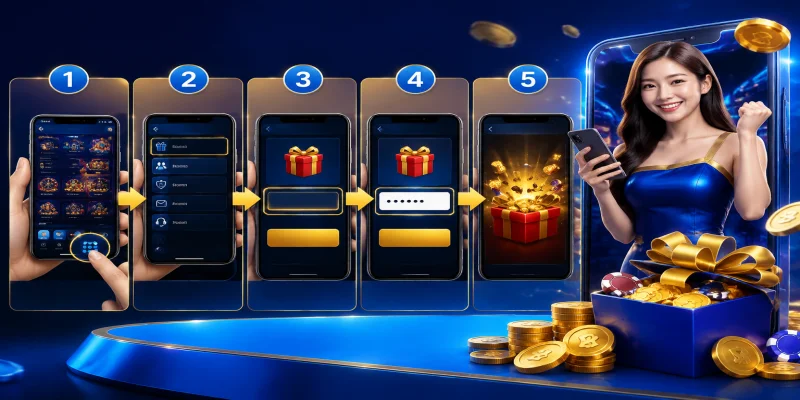 Bảng hướng dẫn các bước nhập mã ưu đãi chi tiết trên hệ thống