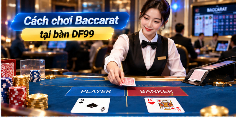 Cách chơi Baccarat tại bàn DF99